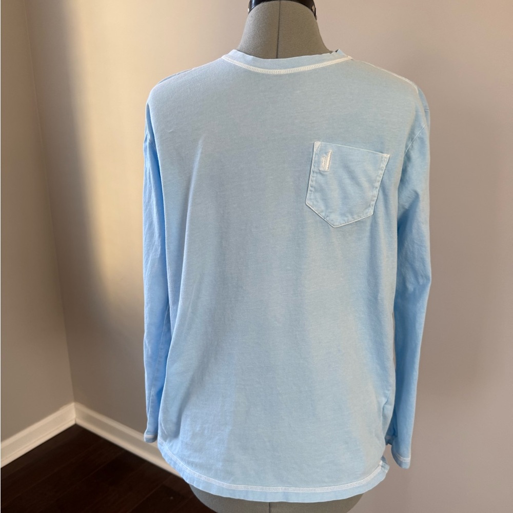 johnnie-O Sky Blue Long Sleeve Tee